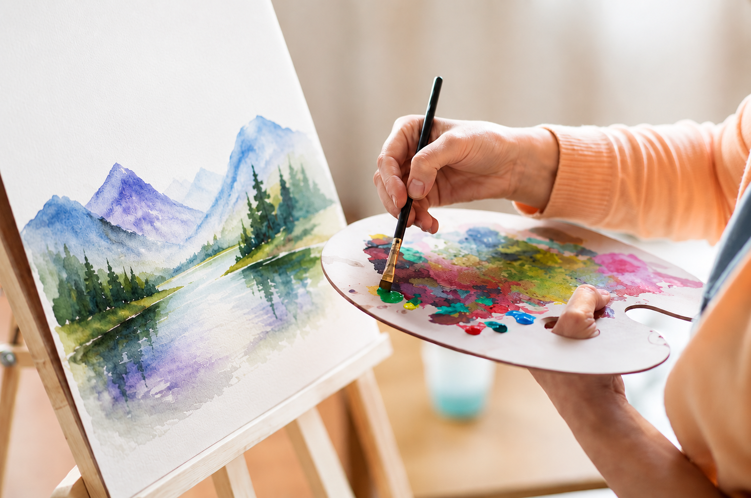 Exploring Watercolour Landscapes