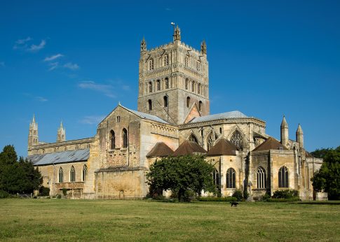 Tewkesbury Abbey in Gloucestershire